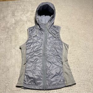 SmartWool Hybrid Hooded Vest Merino Wool Double Propulsion 60 Vest Women’s Small